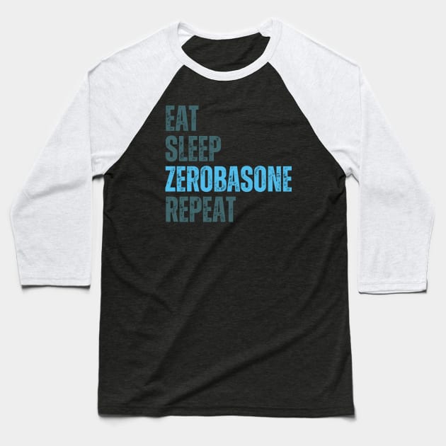 Eat Sleep ZEROBASEONE Repeat Baseball T-Shirt by wennstore